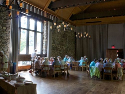 Buffet lunch at the Blue Hill at Stone Barns. Photo ©2013 Bob Bergey