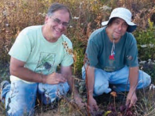 Larry Nau (left), ACS Past President and Phil Sherman, Director of the Meadowview Biological Research Station